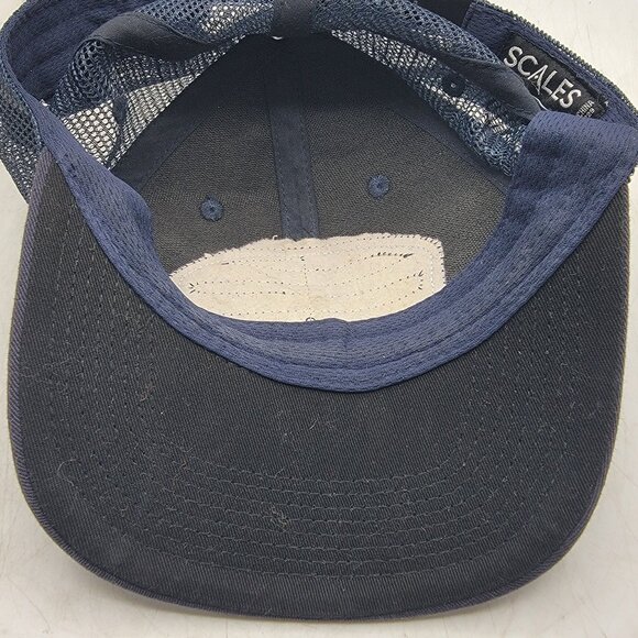 Scales Gear Fish The Rip Blue Trucker Hat Adjustable Snapback Mesh Back - Picture 7 of 9